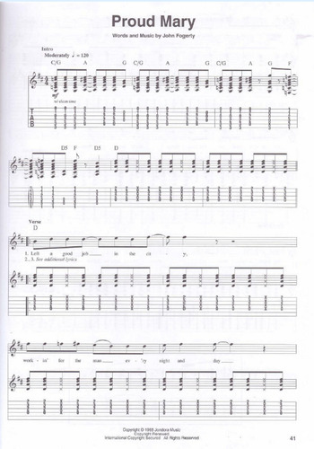 Creedence Clearwater Revival * Guitar Play Alone 8 Partitura