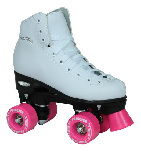 Patines De Cuatro Ruedas Para Niñas Color Rosa Princesa