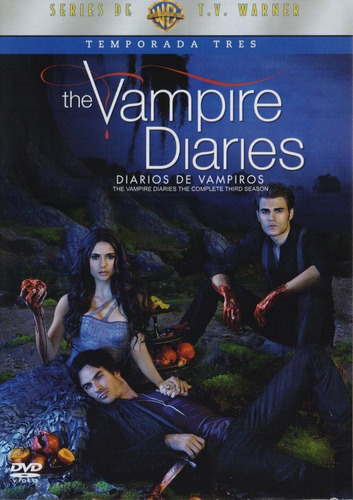 Vampire Diaries Diario Vampiros Tercera Temporada 3 Tres Dvd