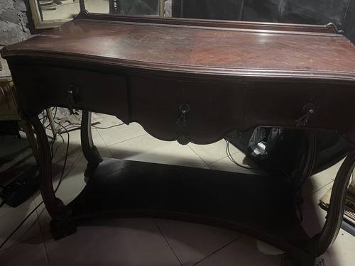 Consola Dinamarquesa Nordiska Caoba Antigua (Usado)