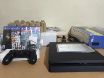 Comprar Ps4 Playstation 4 Slim 1t Todos Sus Accesorios Originales Negro