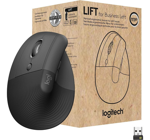 Mouse Ergonómico Inalambrico Vertical P Zurdos Logitech Lift