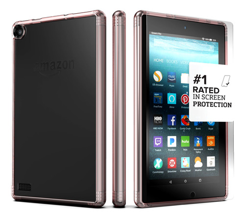 Funda Para Kindle Fire 7 Saharacase Kit Proteccion Protector