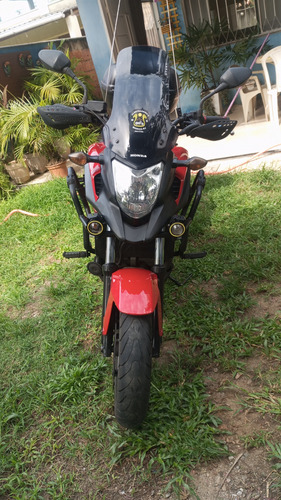 Honda Nc 700x 2013 Com Abs . Com:protetor De Moto Carenagem