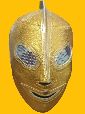 Mascara Profesional Oficial  Del Gran Ultraman Autografiada.