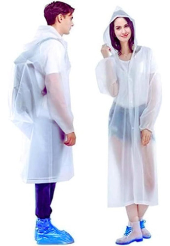 Muyier 2 Pcs Impermeable Mujer/impermeable Hombre