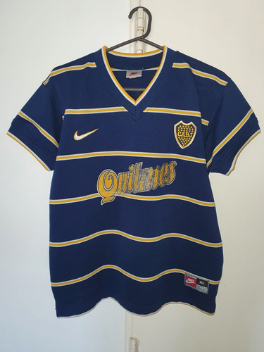 Camiseta Boca Juniors Nike Mercosur 1998 Xl Dama (Usado)