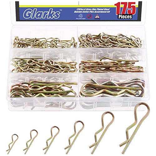 Glarks, 175 Unidades, Surtido De Horquillas En R, Kit De 6