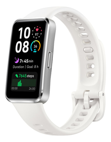 Smartwatch Huawei Band 10 White Smartwatch, cuidados de saúde, monitoramento do sono e modos de treinamento
