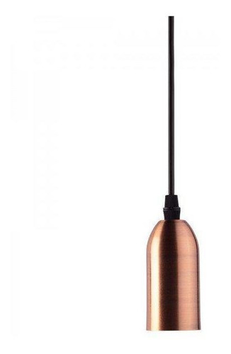 Lustre Pendente Taschibra Dot Metal Longo E27 Bivolt Cobre