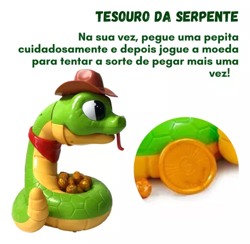 Brinquedo Tesouro da Serpente Jogo de Estratégia Educativo- Zoop