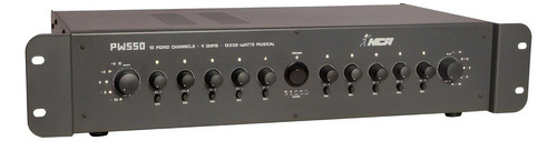 Amplificador Som Ambiente Pw550 10 Canais X 50 Watts Nca Ysm
