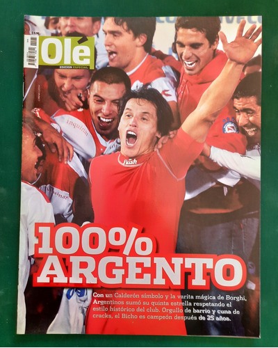 Revista Especial Olé Argentinos Jrs Campeon Clausura 2010