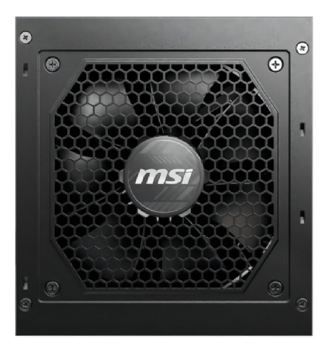 Fonte de alimentação preta Msi Mag A750gl Pcie5 750w