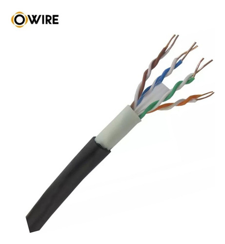 Rollo De Cable Utp Owire Cat6 100% Cobre 305m Doble Chaqueta