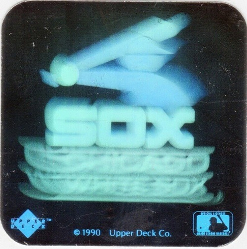 Mlb Holograma: Medias Blancas ( White Sox ) Chicago Upper 90