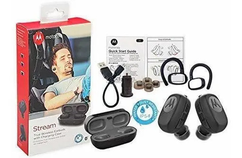 Audífonos Motorola Sh015 Bluetooth + Accesorios Stream True | Cuotas sin  interés