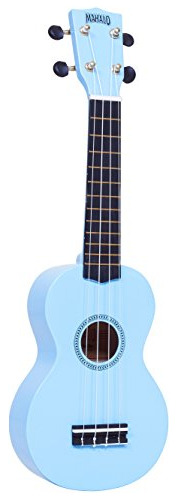 Ukelele Soprano Serie Rainbow Mahalo Ukuleles Mr1bk Azul Cla