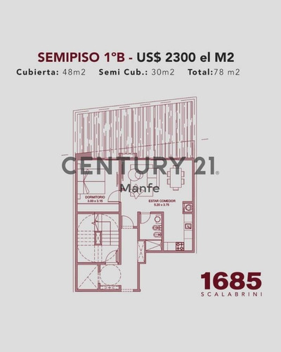 Imagen 2 de 8 de Venta Departamento 2 Ambientes Con Balcón Aterrazado Entrega Junio 2022