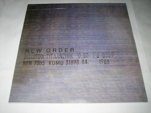 New Order - Brotherhood - 1987 - Lp Com Capa Nova