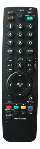 Control de TV compatible con LG Lcd Plasma Akb69680416 26lu50f