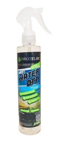 Cristalizador De Vidro Prot Water Off 250ml Protelim Repele