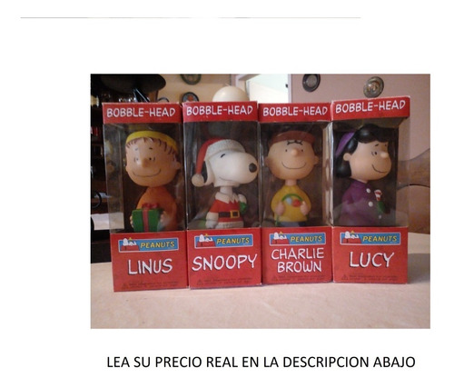 Figuras Snoopy Navidad Charlie Brown