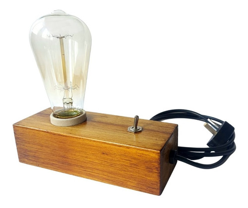 Velador Vintage Est. Ind. Edison Lampara Filamentos C/dimmer