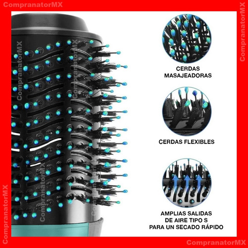 Imagen 7 de 10 de Cepillo Secador Revlon Salon Pro One Step Oval Voluminizador