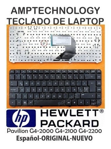 Teclado Laptop Hp Pavilion G4-2000 G4-2100 G4-2200 Español
