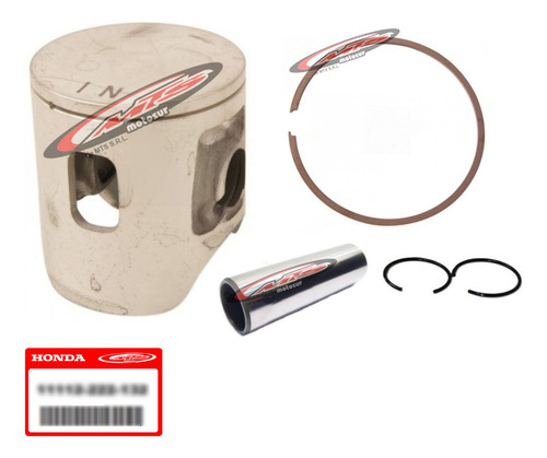 Juego Kit Piston Aros Original Honda Cr 125 R 96-99 Moto Sur