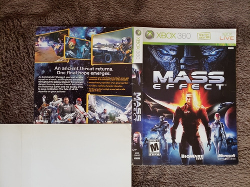 Mass Effect Portada Xbox 360 (Usado)