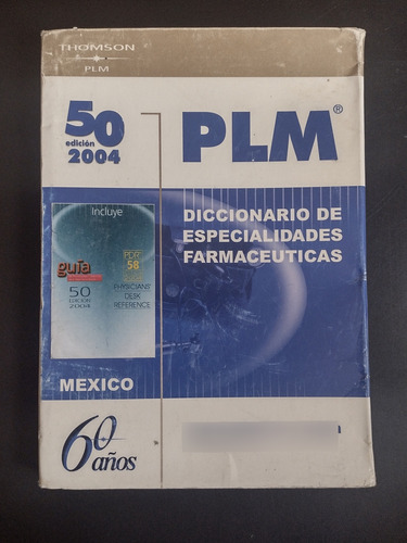 Plm 2004 Cd-rom Diccionario De Especialidades Farmacéuticas
