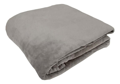 Cobertor Queen Toque De Seda Prata 2,20x2,40m - Niazitex