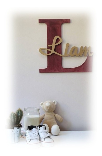 Imagen 1 de 3 de Letras, Nombres, Logos, Recuerdos, En Madera Y Mdf, De 50cm