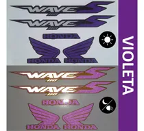 Comprar Calcos Honda Wave 110s Reflectiva Violeta