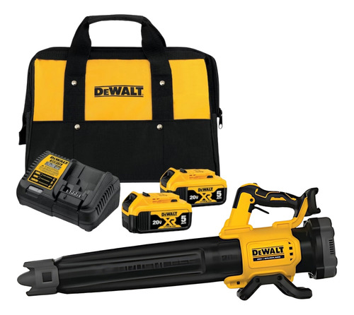 Soprador De Folhas Com 2 Bateria E Carregador 20v Max Dewalt
