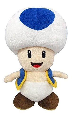 Little Buddy Super Mario All Star Peluche De Sapo Azul