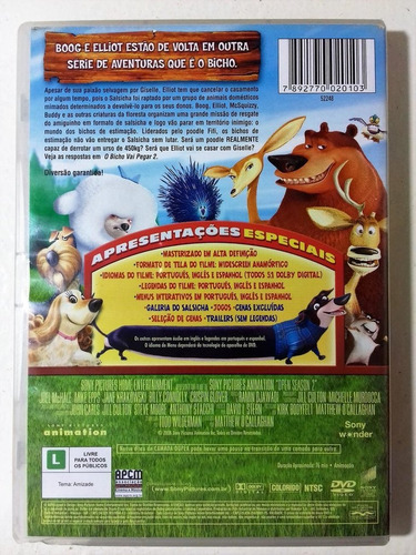 Dvd O Bicho Vai Pegar 2 Matthew O'callaghan Animação