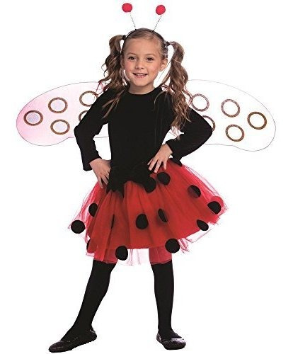 Vestido De Ladybug América Para Niñas - Vestido De Hwtw9