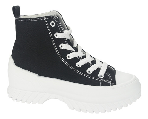 Zapatilla Funway Mujer Bistro-1 Negro Urbano