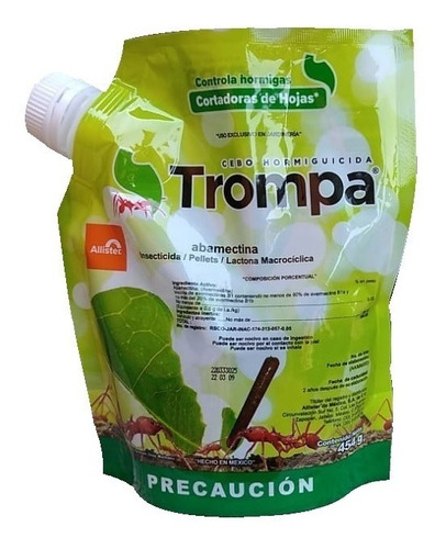 Trompa 454g Cebo Hormigas Pellets Insecticida Biodegradable