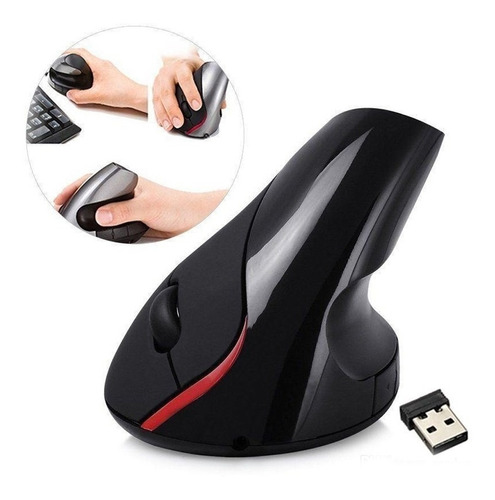 Mouse Vertical Ergonómico Óptico Inalambrico 