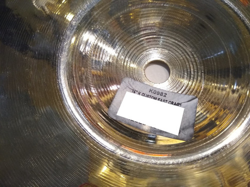 Platillo Zildjian K Custom Fast Crash 16 Pulgadas K0982