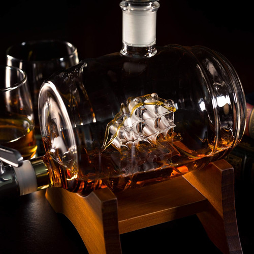Atterstone Juego De Decantadores De Whisky De Barril,