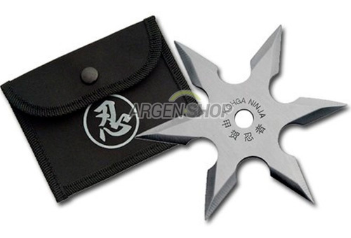 Estrella Ninja Shuriken 6 Puntas Kunai Lanzar Funda