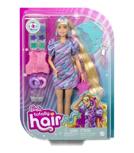 Muñeca Barbie Totally Hair Pelo Extra Largo