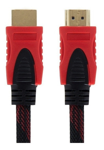 Imagen 2 de 3 de Cable Hdmi 4k / 3d / 4.5 Metros Enmallado Doble Filtro