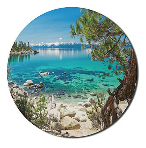 Pad Mouse - Lunarable Lake Tahoe Mouse Pad For Computers, Tu
