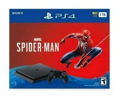 Play 4 Ps4 Slim 1tb Edicion Spiderman Hombre Araña 